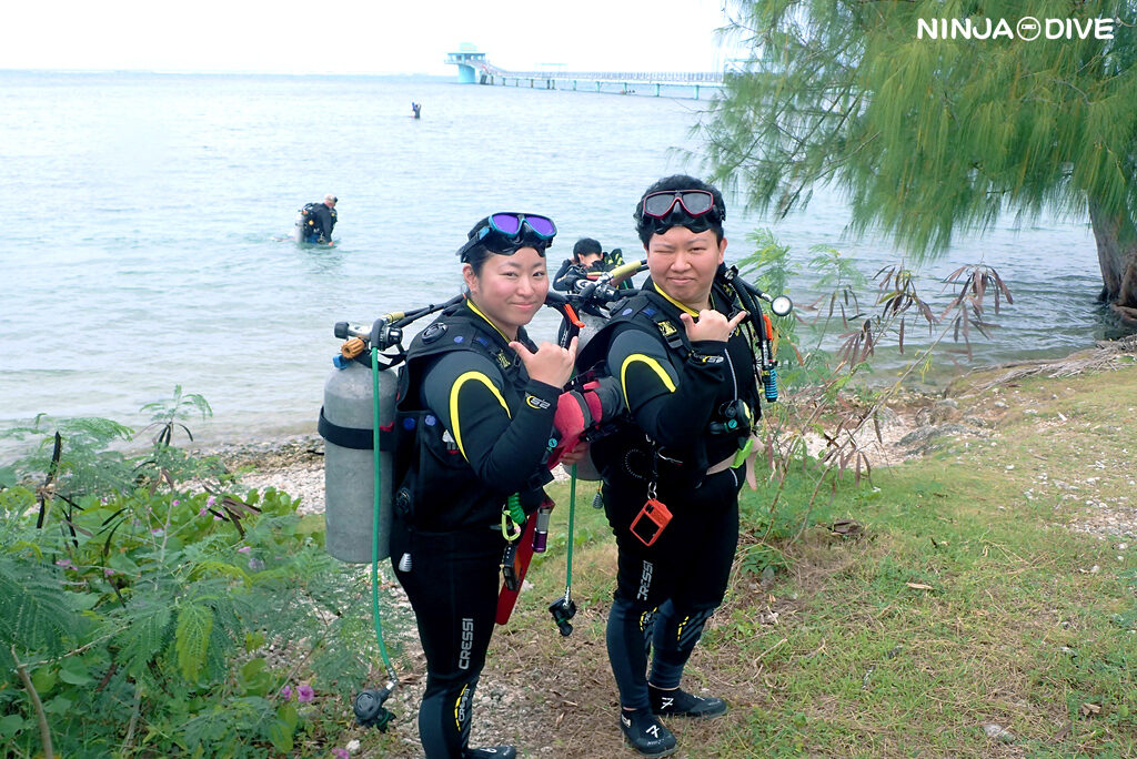 NINJA DIVE 忍者ダイブ 貸し切り プライベート チャーター ファンダイビング ボートダイビング ビーチダイビング シュノーケリング グアム ダイビング ビギナー 初心者 少人数 ブランク ビギナー 女子旅 3ダイブ